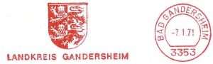 Wappen von Gandersheim (kreis)/Coat of arms (crest) of Gandersheim (kreis)