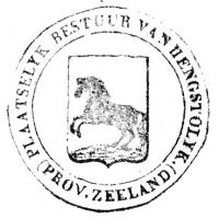 Wapen van Hengstdijk/Arms (crest) of Hengstdijk