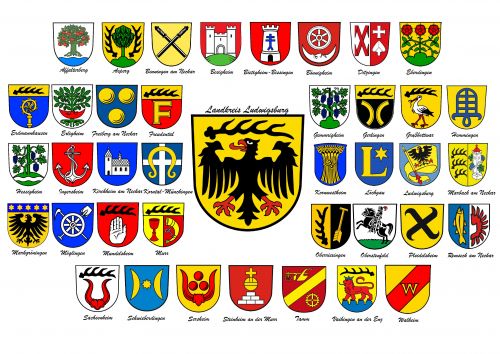 Arms in the Ludwigsburg District