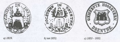 Wapen van Hoogeveen/Coat of arms (crest) of Hoogeveen