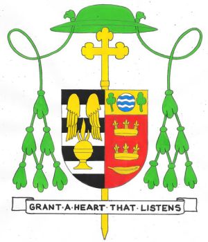 Arms (crest) of Norbert Felix Gaughan