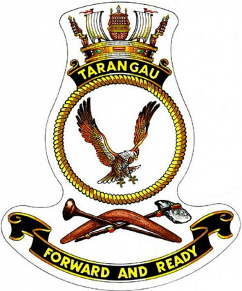 Coat of arms (crest) of the HMAS Tarangau, Royal Australian Navy