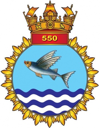 Coat of arms (crest) of the INAS 550 Flying Fish