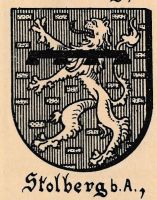 Wappen von Stolberg/Arms of Stolberg