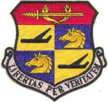 Coat of arms (crest) of 580th Air Resupply and Communications Wing, US Air Force