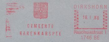 Wapen van Harenkarspel/Coat of arms (crest) of Harenkarspel